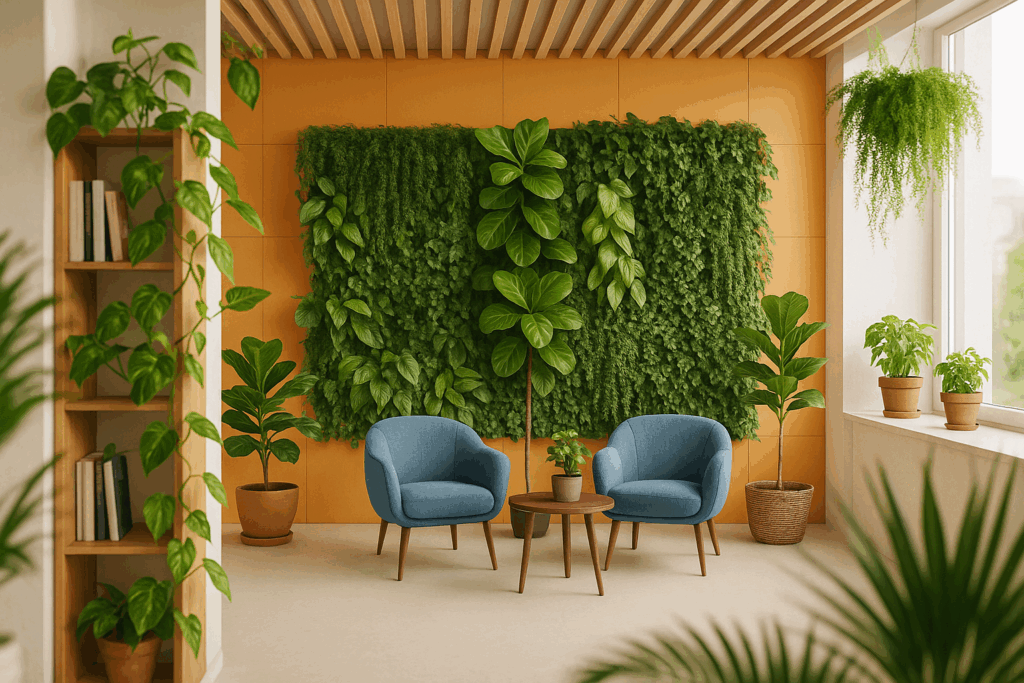 10 Simple Ways to Implement Biophilic Design Concepts in Your Home 2 An image of green living oases