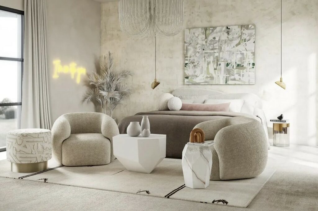 Transform your space: the ultimate guide to organic modern interior design 2 Feature organic modern interior design living room by Decorilla