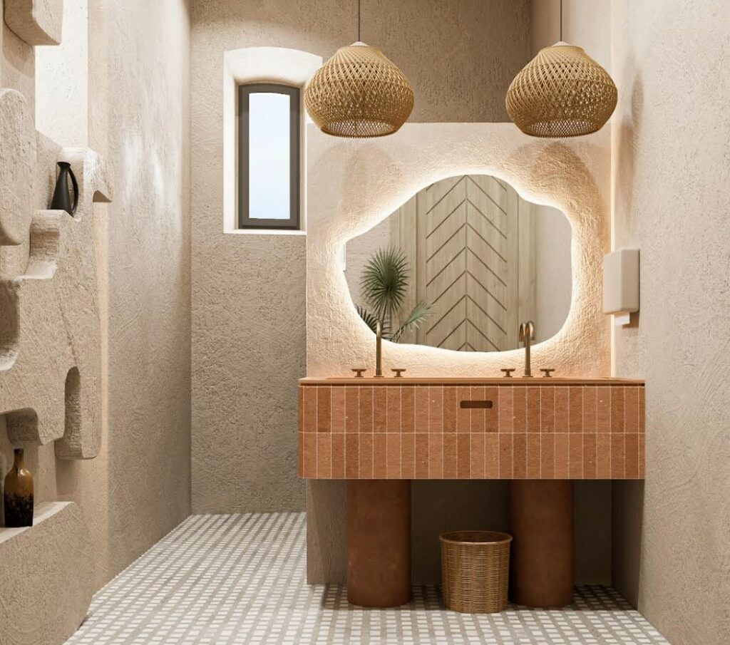 Transform your space: the ultimate guide to organic modern interior design 6 Organic modern interior design soft shapes elements by Decorilla