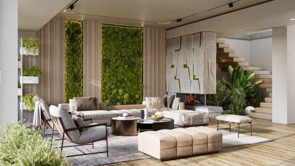 What are the most used materials for biophilic decoration? A guide to biophilia in design 3 vertical garden
