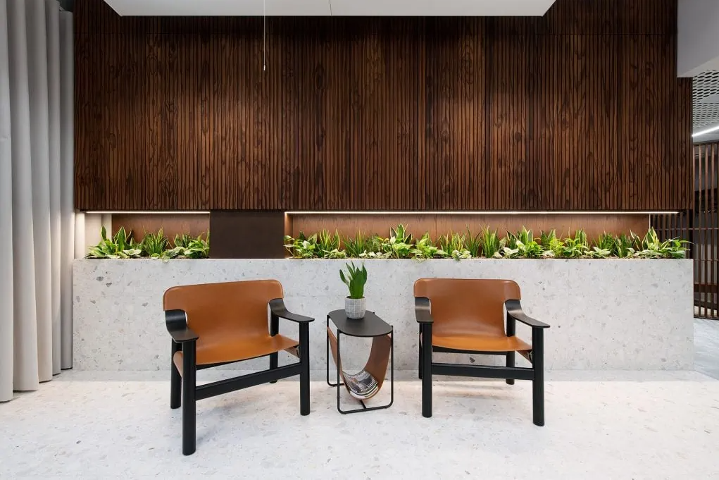 5 ideas how to use wood in an office: bring biophilic design to life 2 Hidden storage, maximum style: wooden cabinets